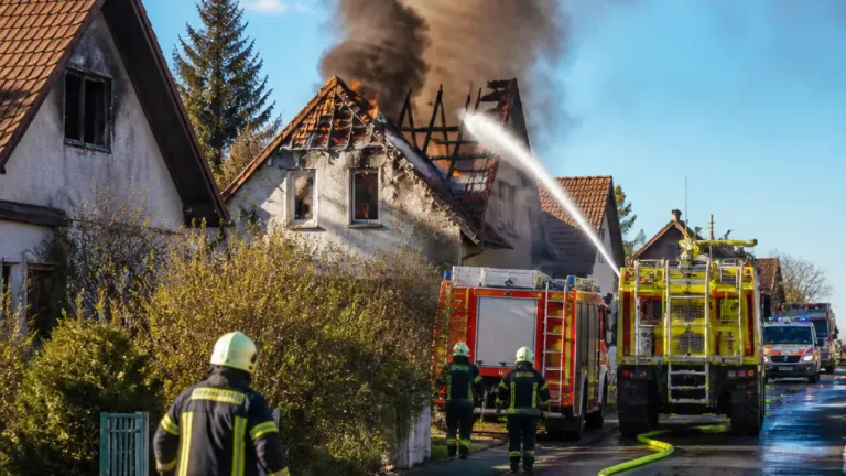 Großbrand in Enzersdorf an der Fischa: Vier Verletzte, 140 Einsatzkräfte vor Ort