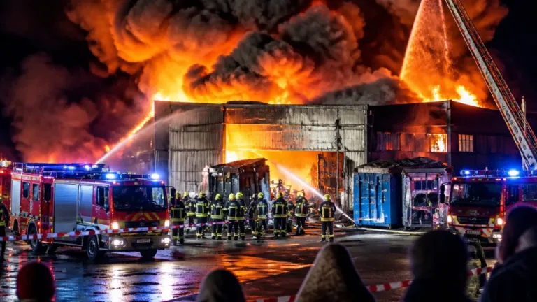 Großbrand in Recyclingbetrieb Wellesweiler: Drei Verletzte, zahlreiche Evakuierungen