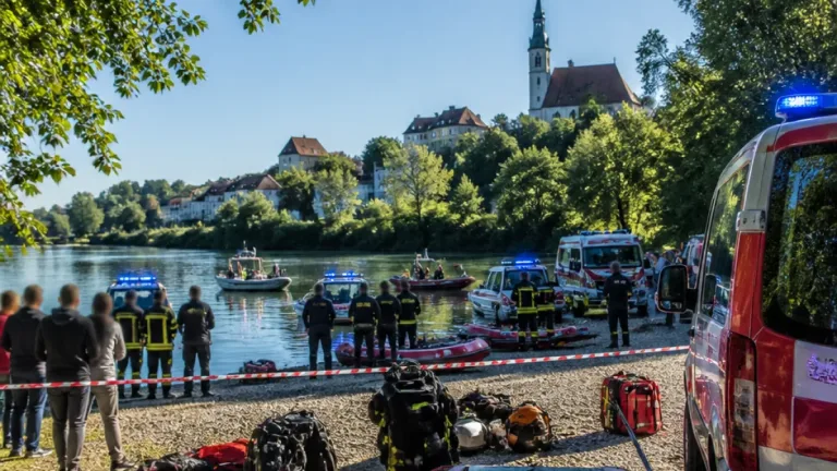 Große Suchaktion nach möglicher Person im Wasser blieb im Bezirk erfolglos