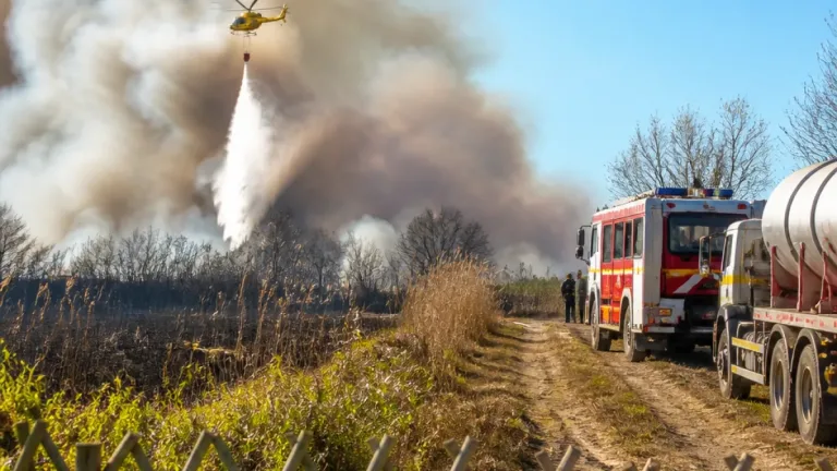 Großeinsatz in der Lobau: Vegetationsbrand auf rund 18 Hektar mobilisiert hunderte Einsatzkräfte