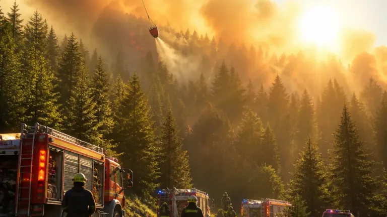 Großeinsatz in Oppenberg: Feuerwehren und Hubschrauber kämpfen gegen Waldbrand