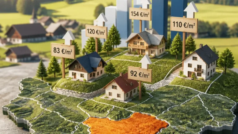 Grundstücke und Häuser im Murtal deutlich teurer – Platz fünf in der Steiermark