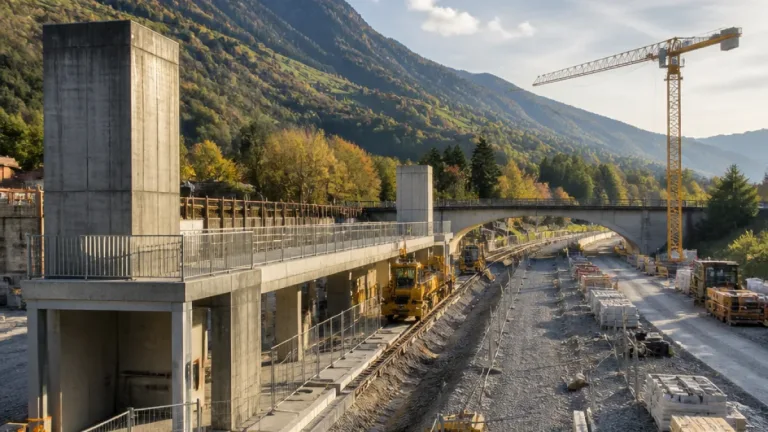 Halbzeit bei Sanierung der Bahnstrecke Feldkirch–Buchs: Neue Haltestelle Tosters entsteht