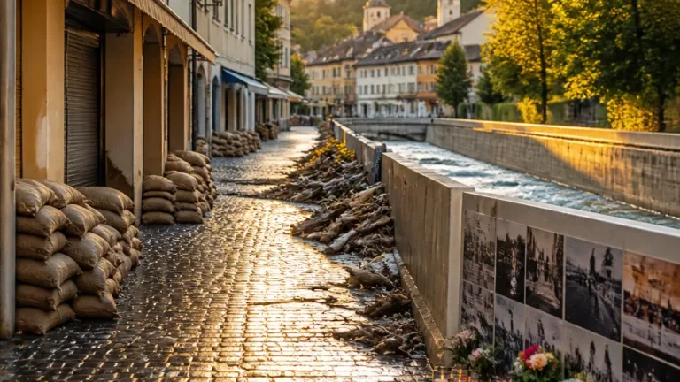Hallein gedenkt des Hochwassers vor fünf Jahren und der Folgen für die Stadt