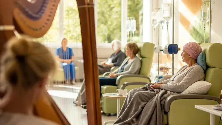 Harfenklänge in der Klinik Güssing: Musikalische Begleitung für Patientinnen und Patienten