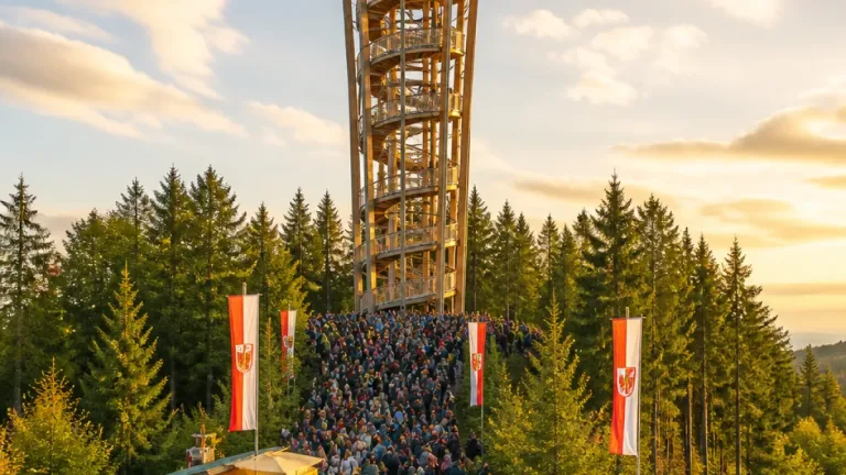 Hartberg feiert 120 Jahre Ringwarte: Festgottesdienst, Musik und zahlreiche Besucher