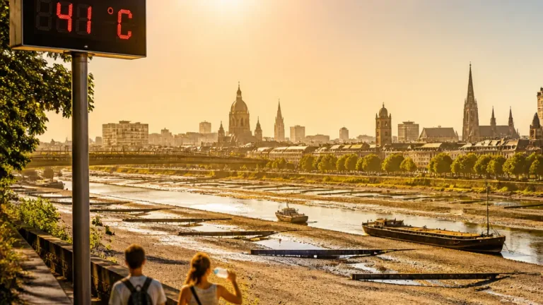 Historischer Hitzerekord: Wien meldet erstmals 41 °C, Donau niedrig wie selten