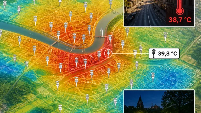 Hitze in Linz: Neue Messdaten zeigen bis zu 6 °C Unterschiede innerhalb der Stadt