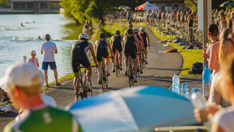 Hitze und Teamgeist: 145 Athletinnen und Athleten beim 14. Röthelsteiner Familien-Triathlon