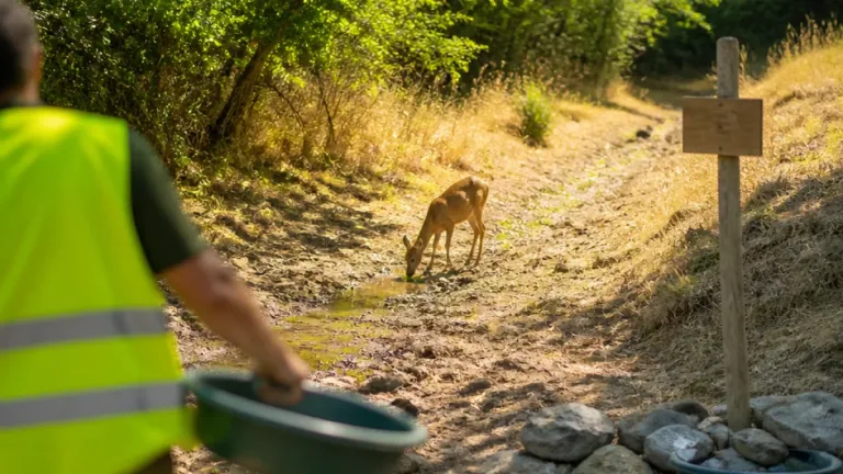 Hitze und Trockenheit: Wildtiere im Bezirk leiden unter Wasserknappheit