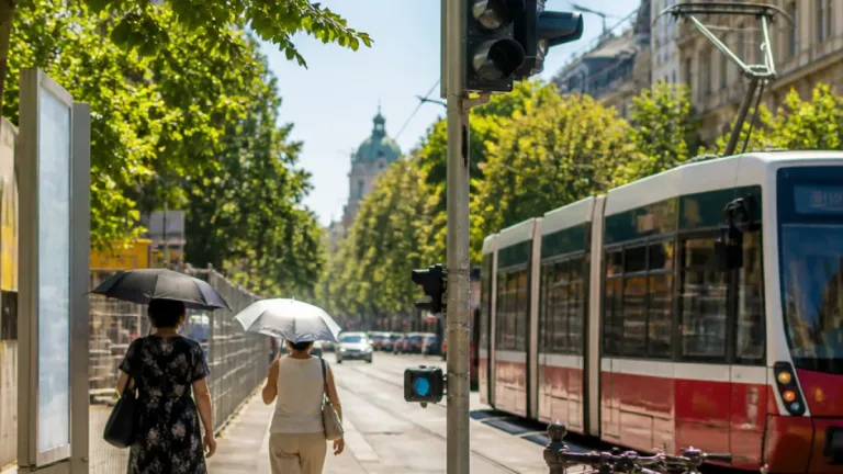 Hitzewelle erreicht Wien: Bis zu 38 °C am Donnerstag, >39 °C möglich