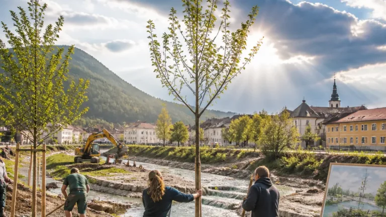 Hohenberg plant Versickerungsbecken nach Hochwasser 2024 – Lilienfeld setzt auf mehr Grün