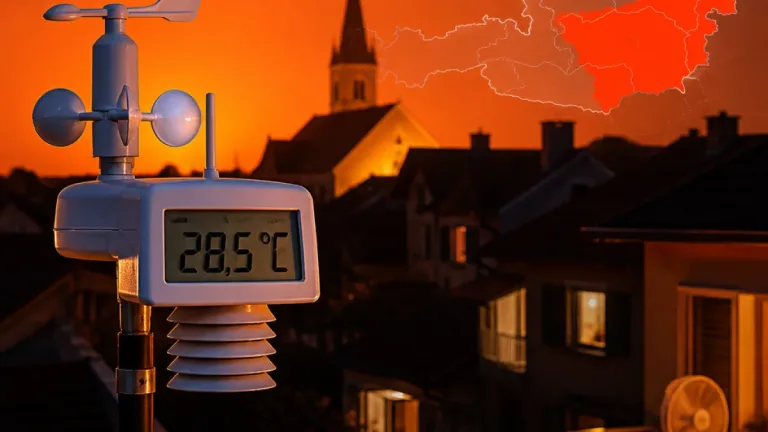 Hornstein verzeichnet mit 28,5 °C die wärmste Nacht der Messgeschichte