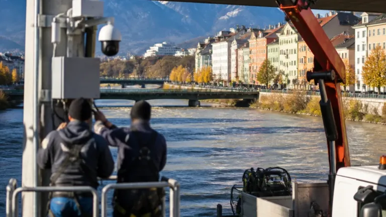 Innsbruck installiert Kameras an Brücken zur besseren Hochwassererkennung