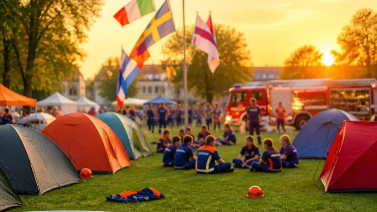 Internationale Jugendfeuerwehr tagte in Fürstenfeld: Zeltlager mit 70 Teilnehmern stärkt Partnerschaften