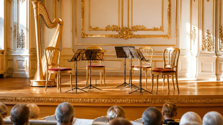 Internationales Kammermusikprogramm mit Harfe und Streichquartett in Eisenstadt