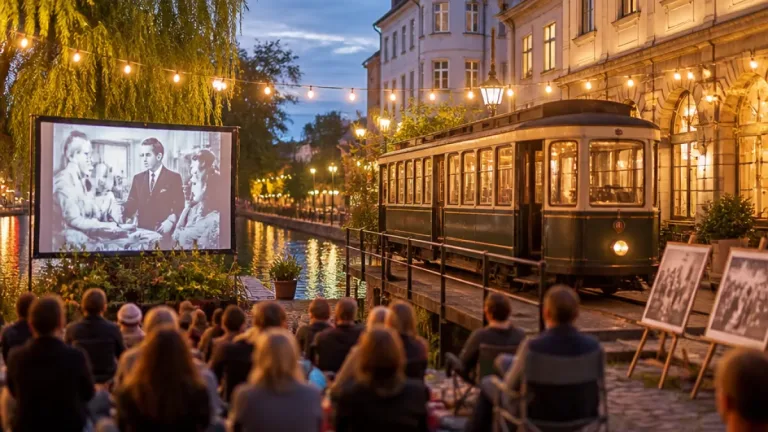 Jubiläumsprogramm der Nostalgiebahnen: Führungen, Open-Air-Kino und historische Tramfahrten