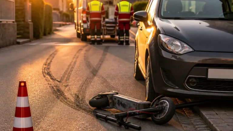 Jugendlicher bei Auffahrunfall in Bludenz verletzt – E‑Scooter war nicht zugelassen