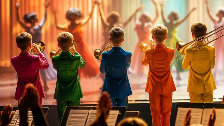 Junge Blechbläser aus Grieskirchen begeistern Kinderkonzert im Brucknerhaus