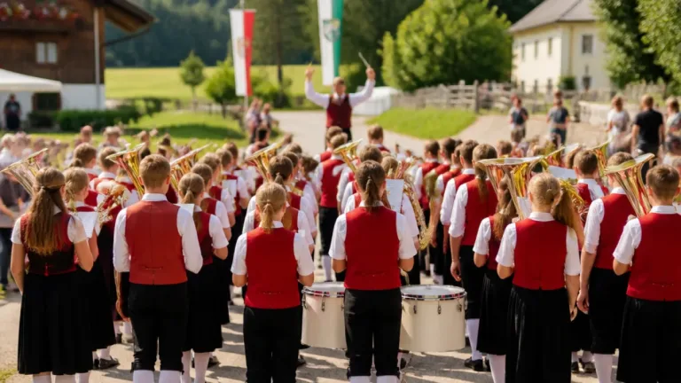 Junge Musikerinnen und Musiker aus drei Kapellen glänzen beim Bezirksmusikfest