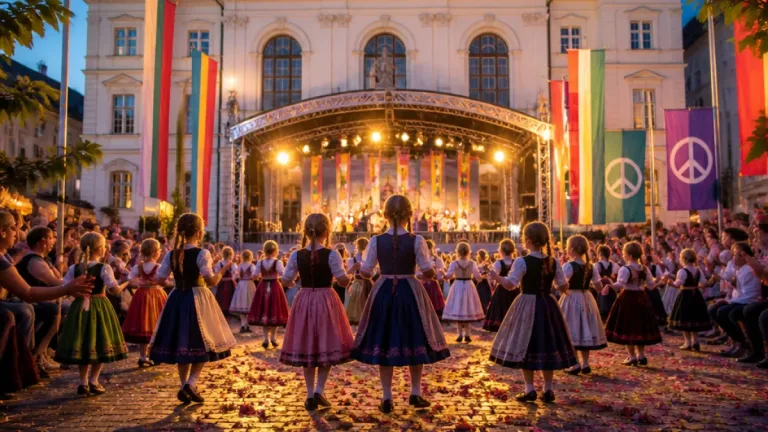 Kinder-Tanz- und Friedens-Festival eröffnet: Klagenfurt empfängt internationale Gruppen