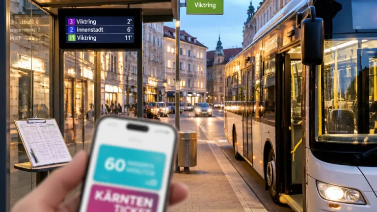 Klagenfurt prüft Öffi-Wünsche: Kürzere Intervalle, mehr Haltestellen und bessere Echtzeitinfos