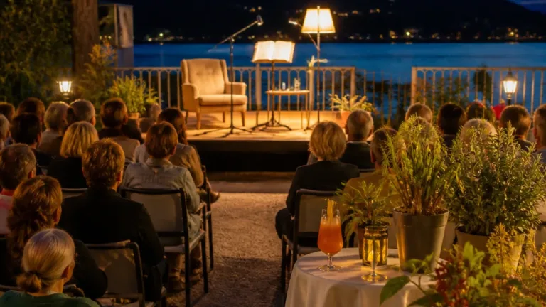 Klaudia Blasl liest schwarzen Gartenkrimi im Seehotel Das JO. in Pörtschach
