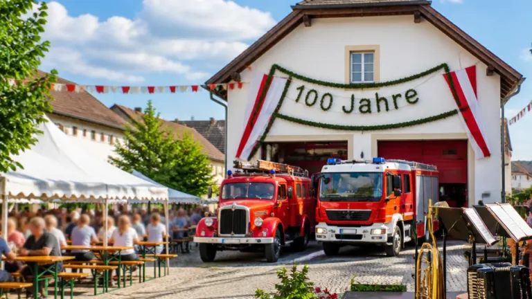 Klein Wetzles feiert 100 Jahre Feuerwehr: Jubiläums‑Frühschoppen mit Abschnittstag