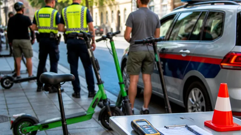 Kontrollen in Steyr: Drei E‑Scooter‑Fahrer wegen Verkehrsverstößen angezeigt