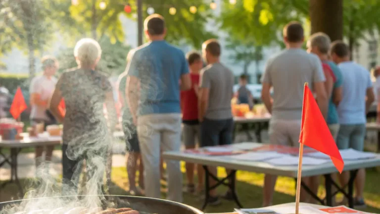 KPÖ veranstaltete erstes "Würstel Communista" im Jahnpark – Gespräche über Teuerung und lokale Themen