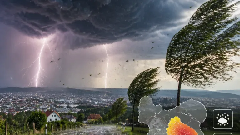 Kräftige Gewitter ziehen auf — Unwetterwarnung auch für Graz-Umgebung