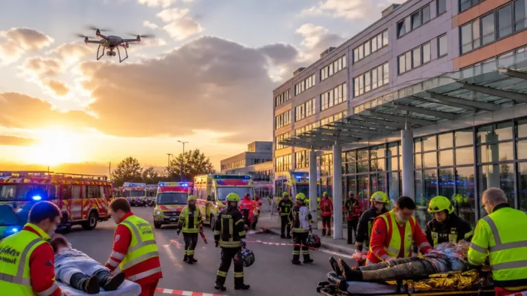 Krankenhaus und Jagdkommando proben Großschaden: 30 Verletzte simuliert am Uniklinikum Wiener Neustadt