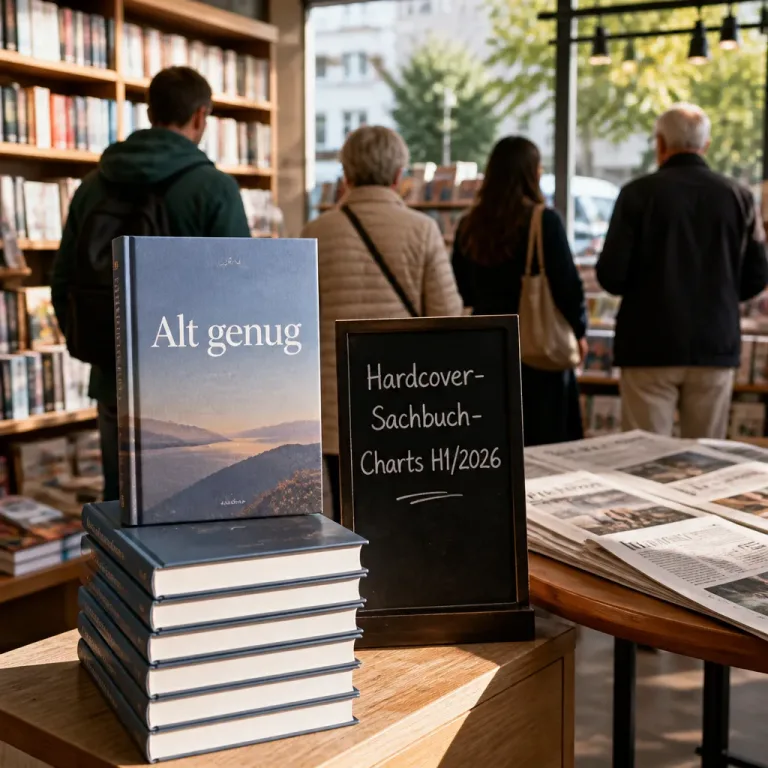 Ildikó von Kürthys „Alt genug“ führt die Hardcover-Sachbuch-Charts im ersten Halbjahr an