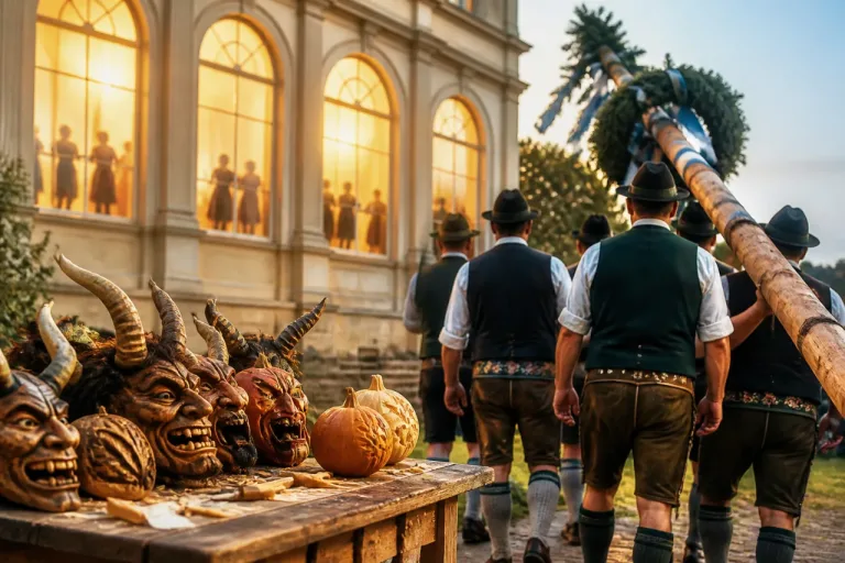 Wladimir Kaminer erkundet österreichische Bräuche: Maibaum, Krampus und Kürbisfest in den Regionen
