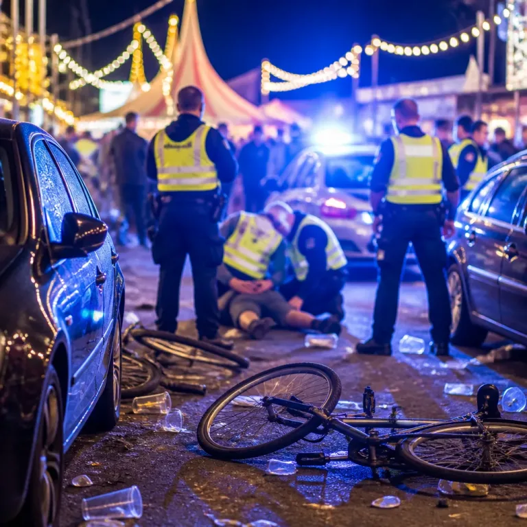 Annafest: Alkoholexzesse, Gerangel mit Polizei und abgetretene Außenspiegel