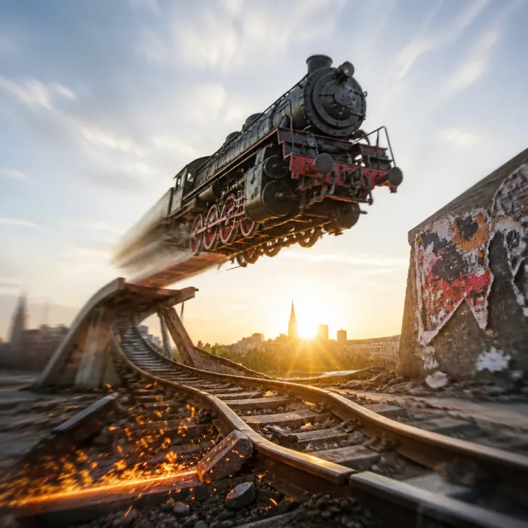 Lokomotive als Skateboard: Indie-Hit »Denshattack« sorgt auf Steam für Aufsehen