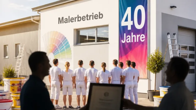 Leibnitzer Malerbetrieb Galler feiert 40 Jahre und blickt auf stabile Entwicklung