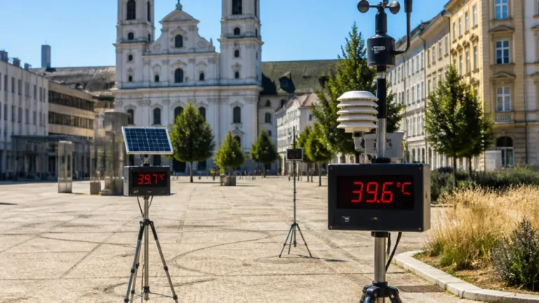 Linz erreicht erneut Hitzerekorde: Mehrere Messstellen über 39 °C
