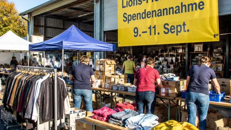 Lions-Flohmarkt in Leibnitz: Spendenannahme im September zugunsten lokaler Soforthilfe