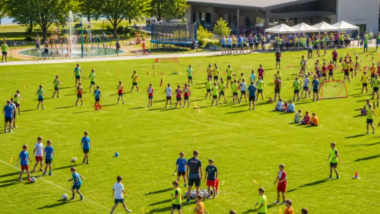 Mehr als 120 Kinder beim Fußballcamp des SC Neusiedl am See – Ehrenamt sorgt für reibenden Ablauf
