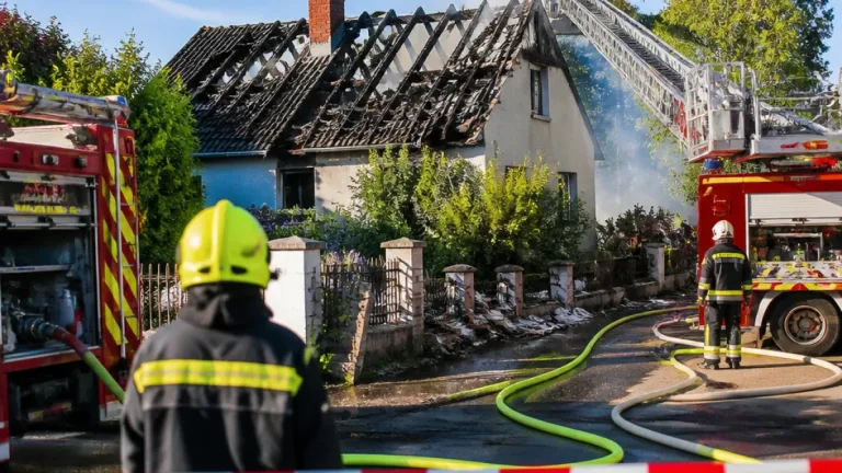 Mehrere Einsätze in Neunkirchen: Dachstuhlbrand macht Haus unbewohnbar