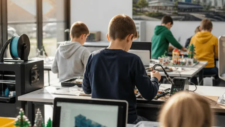 MINT-Ferienwoche am beta campus: 20 Kinder lösen Mission „Future City“
