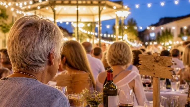 Mit 90 am Festtisch: Weinbauer Otto Pferschy feiert sichtbar den Sommerabend
