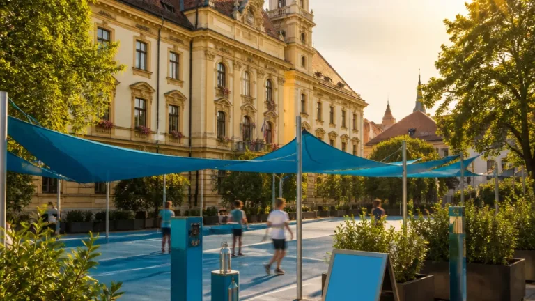 Mödling entwickelt Hitzeplan: Kühle Räume, Schulen und Beschattung geplant