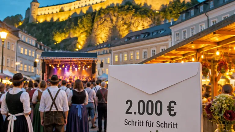 Morsbacher Hoamatfestl: 2.000 Euro für Verein 'Schritt für Schritt' in Kufstein