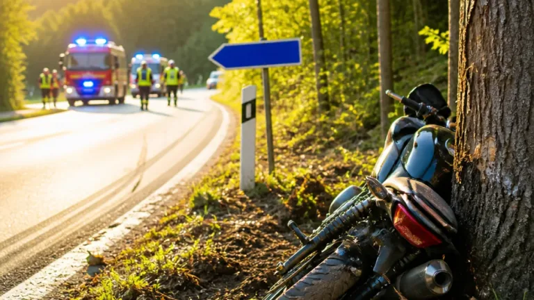 Motorradlenker bei Hof am Leithagebirge verunglückt und tödlich verletzt