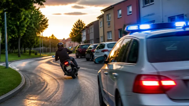 Motorrollerlenker mit 1,32 Promille knapp an Frontalkollision in Wels-Vogelweide