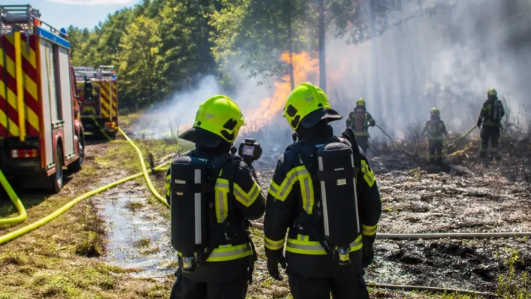 Mulcherbrand in Buchkirchen: Zwei Feuerwehren verhindern Ausbreitung im Wald