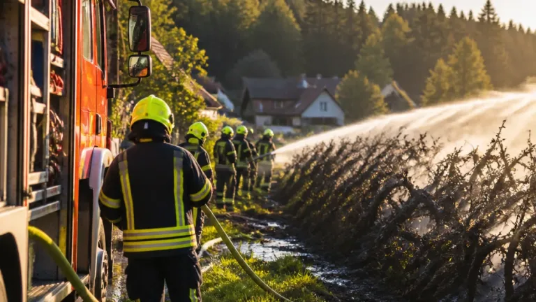 Nach Alarm: Heckenbrand in Sandl rasch unter Kontrolle gebracht
