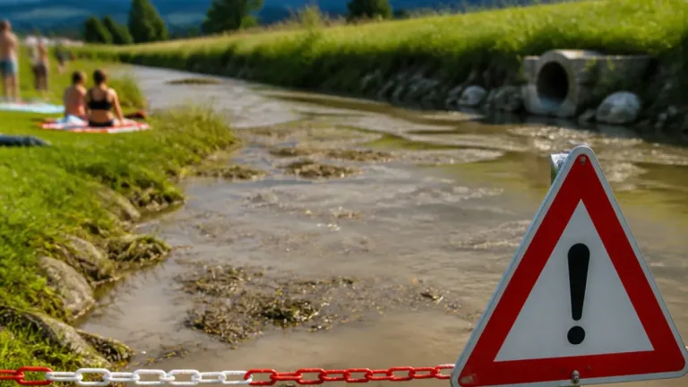Nach Gewittern: Badegäste klagen über Durchfall und Erbrechen im Almkanal